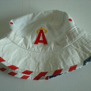 CALIFORNIA ANGELS BUCKET FLOPPY HAT CAP VINTAGE 00S Y2K M1